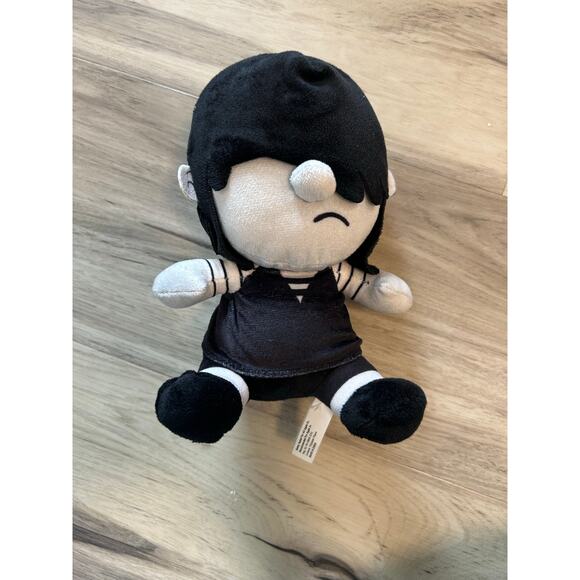 Lucy The Loud House Nickelodeon Plush 2020 Sitting The Toy Factory 8” Goth - Picture 1 of 5